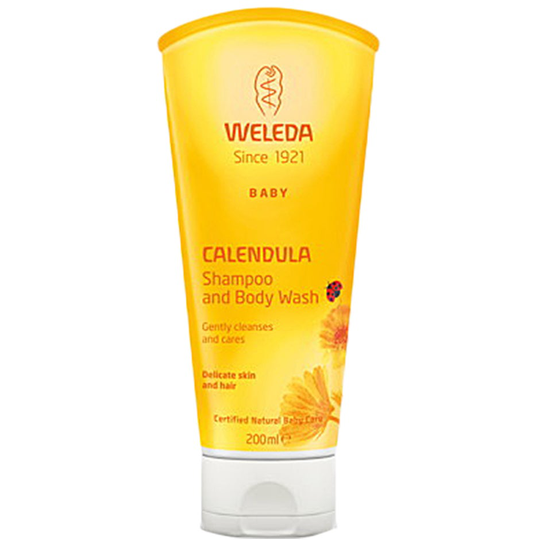 Weleda Calendula Shampoo And Body Wash, 200 ml Weleda Äidille & Vauvalle