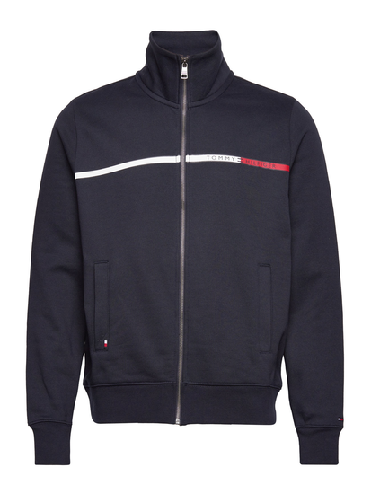 Two T Hilfiger Zip Through Svetari Collegepaita Navy Tommy Hilfiger