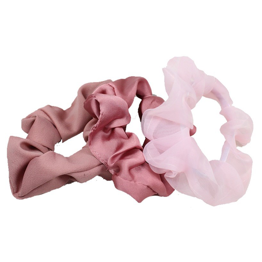 By Lyko Scrunchiesetti Old pink