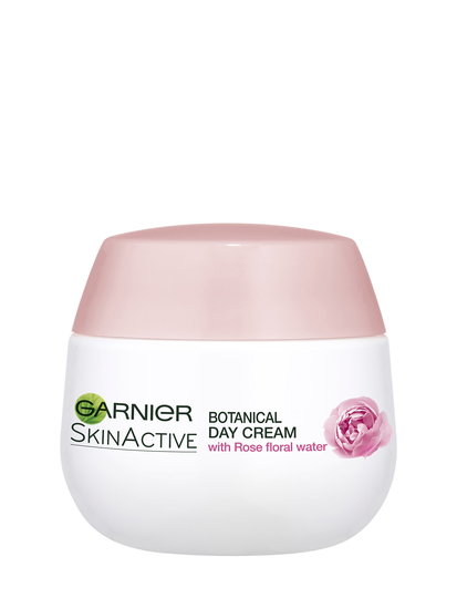 Botanical Rose Floral Water Day Cream Normal To Dry Skin Beauty WOMEN Skin Care Face Day Creams Nude Garnier