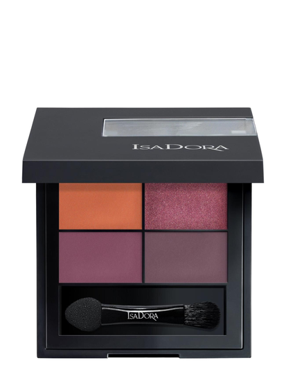 Eyeshadow Quartet Beauty WOMEN Makeup Eyes Eyeshadow Palettes Monivärinen/Kuvioitu IsaDora