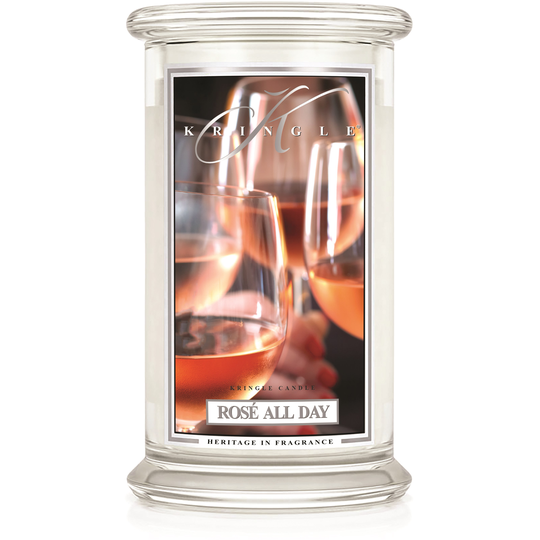 Kringle Candle Rosé All Day 2 Wick Large Jar 100 h