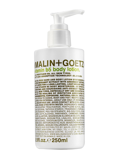 Vitamin B5 Body Lotion Kosteusvoide Vartalo Nude Malin+Goetz