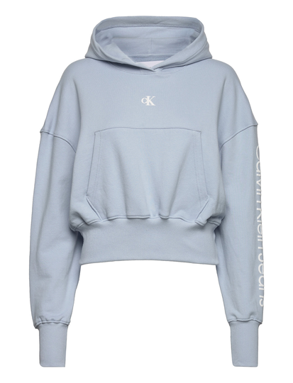 Back Two T Monogram Hoodie Huppari Sininen Calvin Klein Jeans