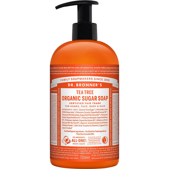 Organic Hand & Body Shikakai Soap Tea Tree, 710 ml Dr. Bronner's Suihku- ja kylpytuotteet