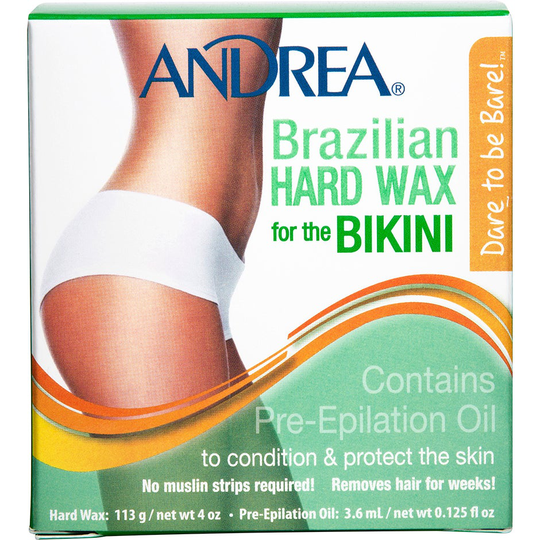 Brazilian Hard Wax Bikini, Andrea Karvanpoisto