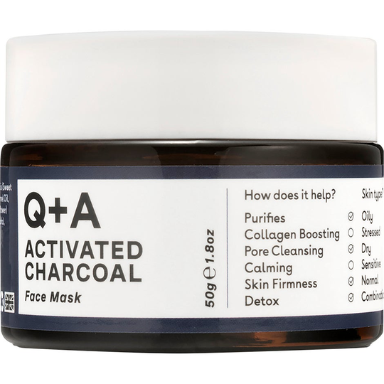 Activated Charcaol Face Mask, 50 g Q+A Kasvonaamiot