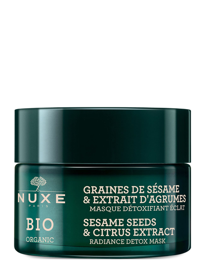 Organic Radiance Detox Mask 50 Ml Kasvonaamio Ihonhoito Nude NUXE