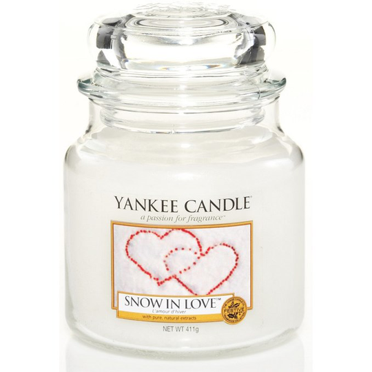 Yankee Candle Snow In Love Christmas Scent Snow In Love Medium Ja