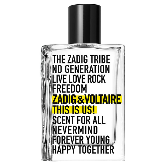 This Is Us, 50 ml Zadig & Voltaire Unisex-hajuvedet