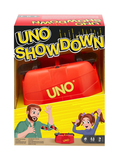Uno® Showdown™ Toys Puzzles And Games Games Active Games Monivärinen/Kuvioitu Mattel Games