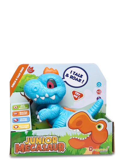 Dragon-I T-Rex Junior Megasaur Touch And Talk Toys Baby Toys Educational Toys Activity Toys Monivärinen/Kuvioitu Suntoy