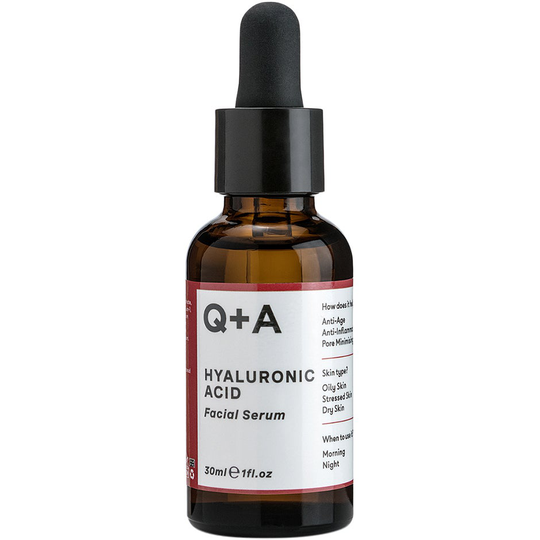 Hyaluronic Acid Facial Serum, 30 ml Q+A Seerumi