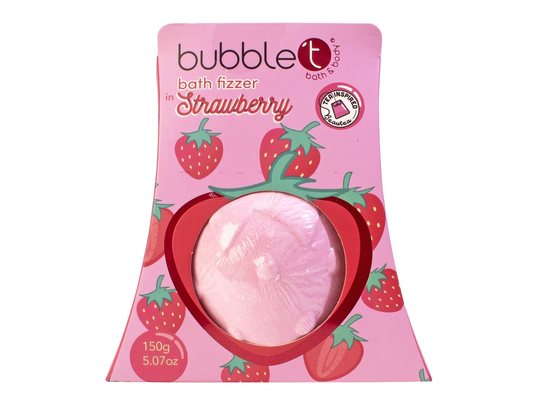 BubbleT Fruitea Bath Fizzer Strawberry, BubbleT Äidille & Vauvalle