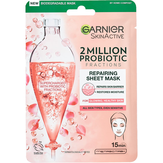 SkinActive 2 Million Probiotics Fractions, 22 g Garnier Kangasnaamiot