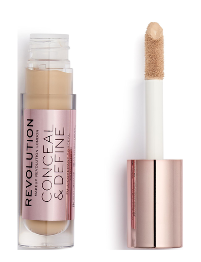Revolution Conceal & Define Concealer C8 Peitevoide Meikki Makeup Revolution