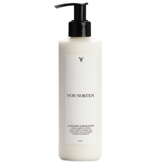 Von Norten Lavender and Bergamot Hand and Body Lotion (250ml)