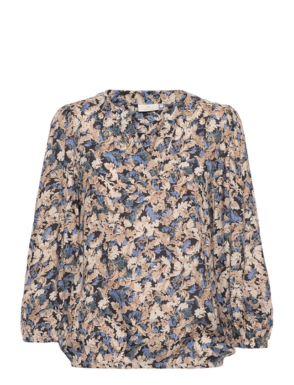 Kabettiana Blouse Pitkähihainen Pusero Paita Monivärinen/Kuvioitu Kaffe
