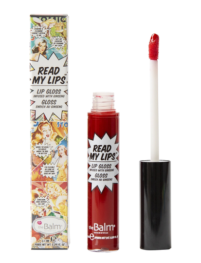 Read My Lips Lipgloss- Wow! Huulikiilto Meikki Punainen The Balm