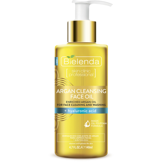 Bielenda Argan Cleansing Face Oil With Hyaluronic Acid 140 ml