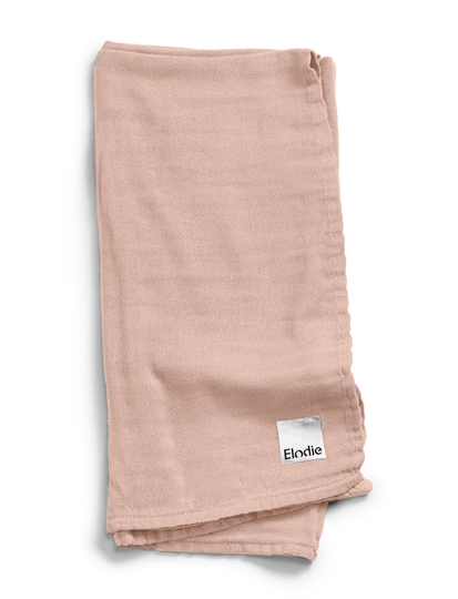 Bamboo Muslin Blanke - Powder Pink Baby & Maternity Baby Sleep Muslins Muslin Blankets Vaaleanpunainen Elodie Details