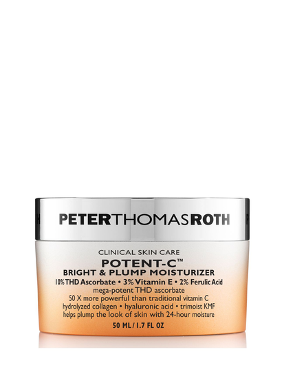 Potent C Bright &Plump Moisturizer Kosteusvoide Kasvovoide Ihonhoito Nude Peter Thomas Roth