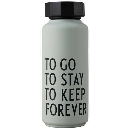DESIGN LETTERS To Go Thermo/Insulated Bottle Special Edition Grey