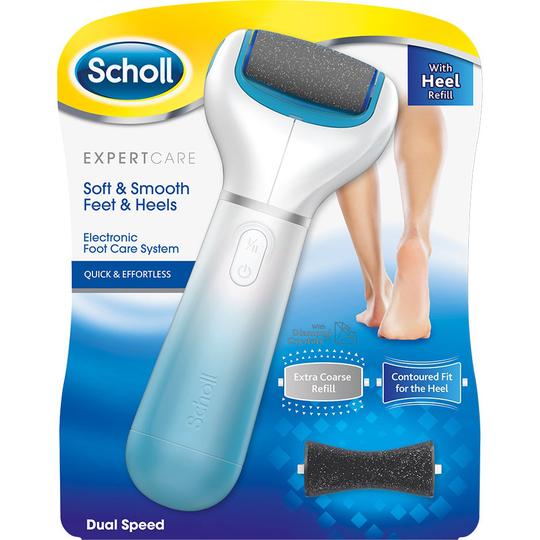 Scholl Velvet Smooth elektronisk fotfil, Scholl Jalkaviila & Tarvikkeet