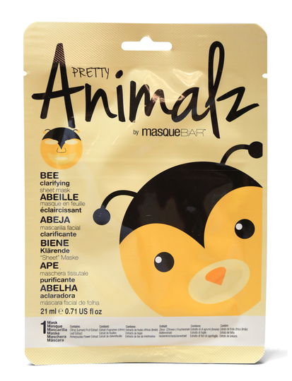 Masquebar Animalz Bee Kasvonaamio Ihonhoito Nude Masque B.A.R