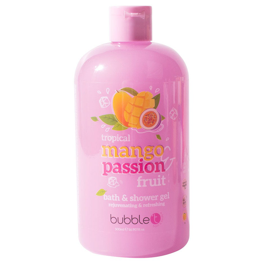 Mango & Passion Fruit Smoothie Bath & Shower Gel, 500 ml BubbleT Suihku- ja kylpytuotteet