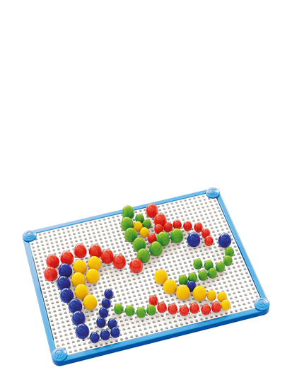Pegart Tavla Med 60 Peggar Toys Baby Toys Educational Toys Activity Toys Monivärinen/Kuvioitu Quercetti