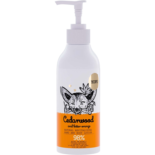 YOPE Hand/Body Lotion Cedarwood & Bitter Orange 300 ml