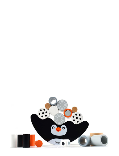 Penguin Balance Game Toys Puzzles And Games Games Active Games Monivärinen/Kuvioitu Magni Toys