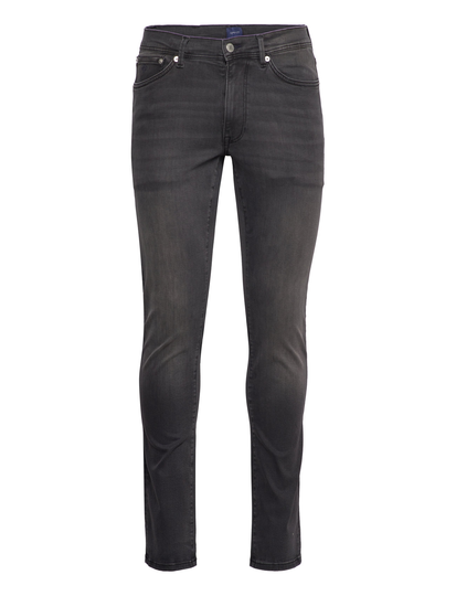 Maxen Active-Recover Blk Jeans Tiukat Farkut Harmaa GANT