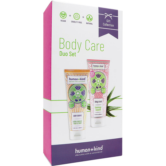The Body Care Duo, Human+Kind Vartalotuotepakkaukset