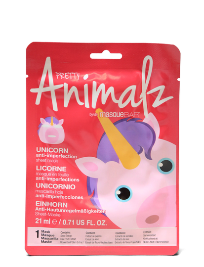 Masquebar Animalz Unicorn Kasvonaamio Ihonhoito Nude Masque B.A.R