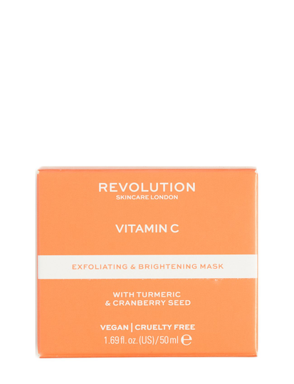 Revolution Skincare Vitamin C, Tumeric & Cranberry Seed Beauty WOMEN Skin Care Face Face Masks Peeling Mask Nude Revolution Skincare