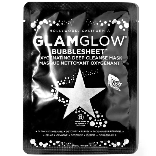 GlamGlow Bubblesheet Oxygenating Deep Cleanse Mask