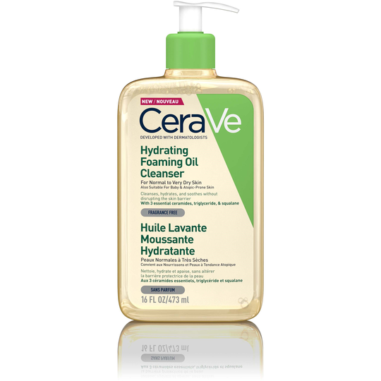 CeraVe Hydrating Foaming Oil Cleanser 473 ml