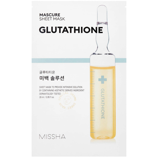 Mascure Whitening Solution Sheet Mask, 27 ml MISSHA Vaihe 7: Kangasnaamio