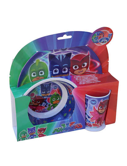 Pj Masks Home Meal Time Dinner Sets Monivärinen/Kuvioitu Pyjamasheltene