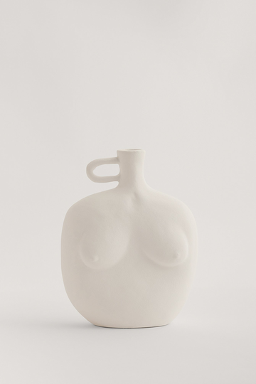Know Your Lemons x NA-KD Female Figure Vase - White