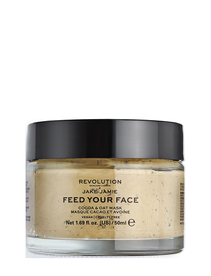 Revolution Skincare X Jake - Jamie Cocoa & Oat Moistu Beauty WOMEN Skin Care Face Face Masks Detox Mask Beige Revolution Skincare