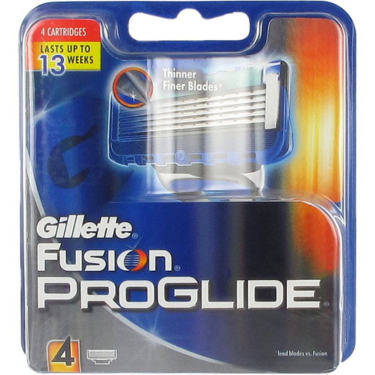 Fusion ProGlide, Gillette Partahöylät ja partaterät