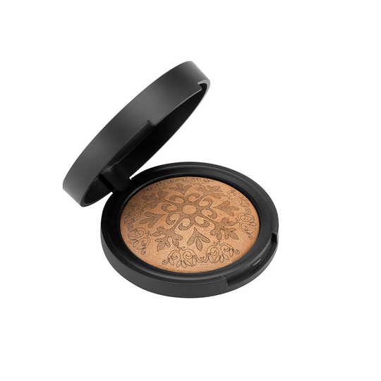 Aden Terracotta Baked Glowing Bronzing Powder