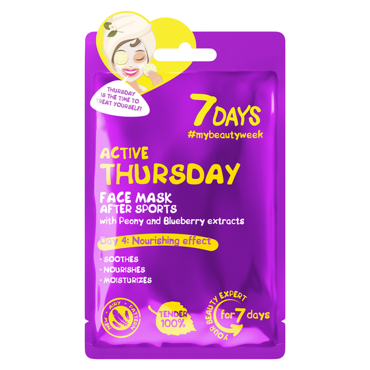 7DAYS Beauty Active Thursday Face Sheet Mask