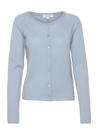 Wool & Cashmere Cardigan Neuletakki Sininen Rosemunde