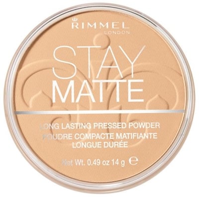 Rimmel London Stay Matte Powder Lightweight Mattifying 14g Warm Beige (006)