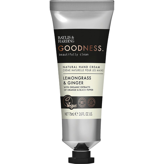 Goodness Lemongrass & Ginger Hand Cream, 75 ml Baylis & Harding Käsivoiteet