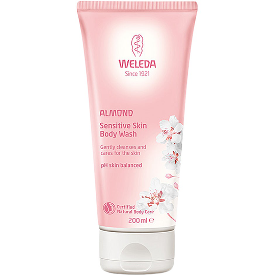Weleda Almond Sensitive Skin Body Wash, 200 ml Weleda Suihku- ja kylpytuotteet